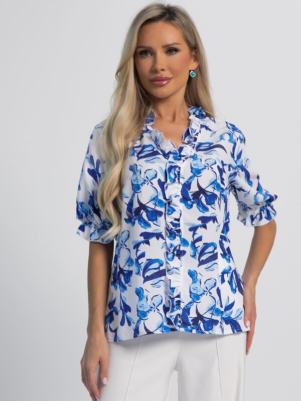 LT Collection Блуза 599284 Б16004-54М Белый