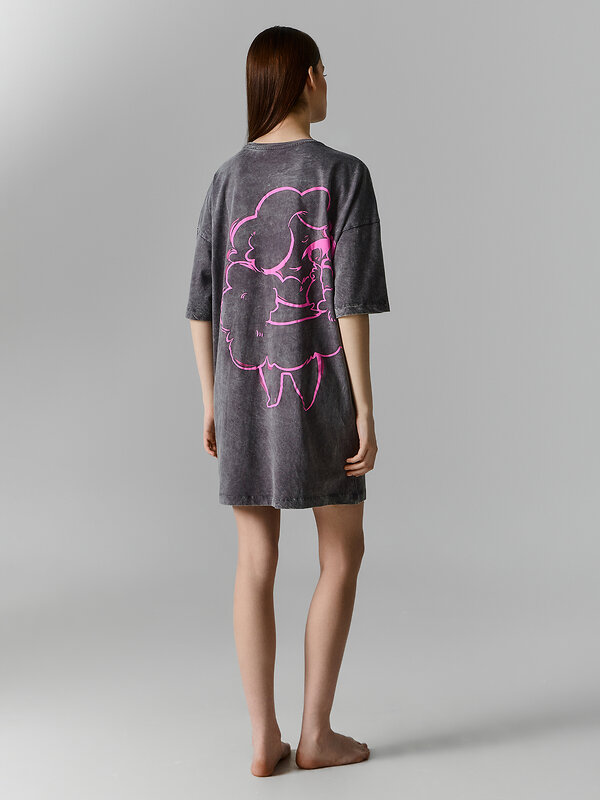 MARK FORMELLE Туника 599460 512079 ACID WASH графит +печать