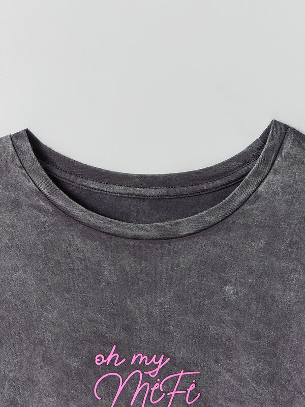 MARK FORMELLE Туника 599460 512079 ACID WASH графит +печать