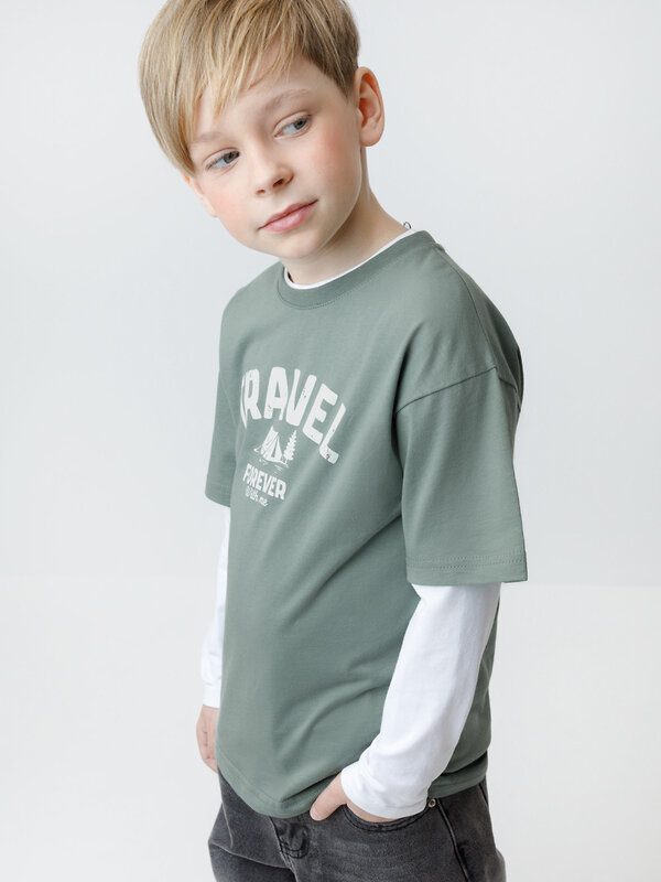CROCKID Футболка 599523 КР 302949 хаки  