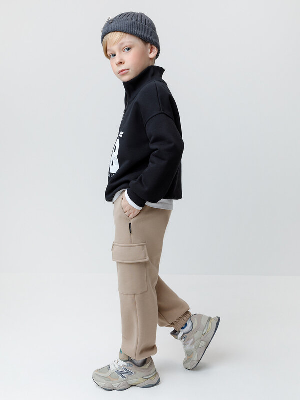 CROCKID Брюки 599536 КР 400907 темно-бежевый  