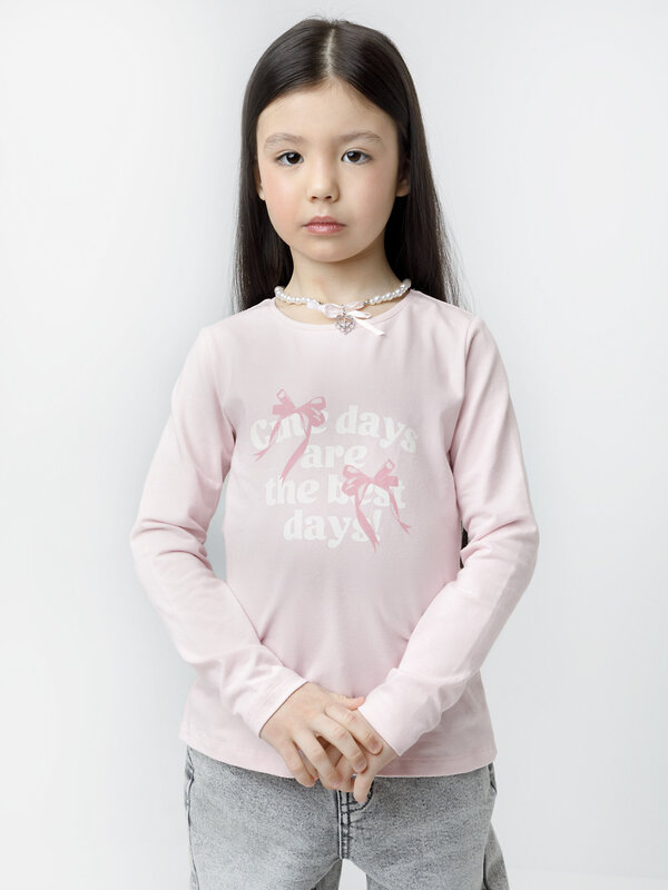 CROCKID Лонгслив 599542 КР 302831 светло-розовый 