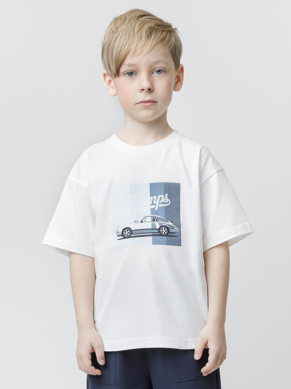 CROCKID Футболка 599682 КР 302945-1 молочный 