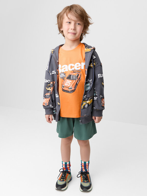 CROCKID Футболка 599703 КР 303010-1 оранжевый 