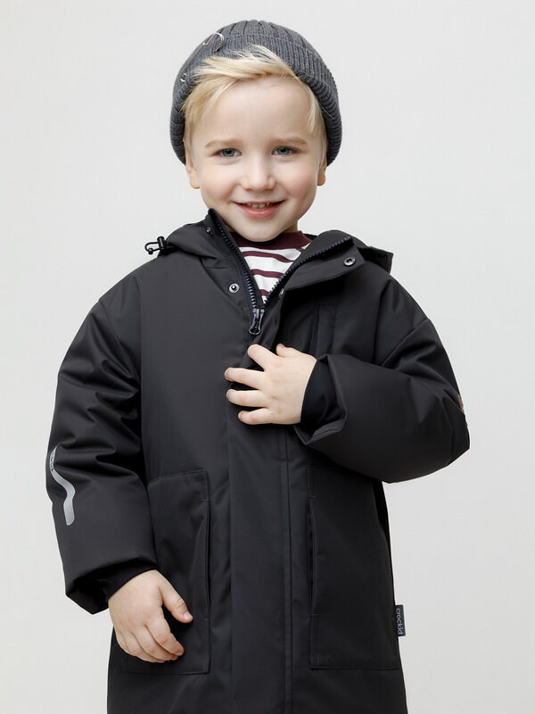 CROCKID Куртка 599791 ВК 30165/3 ГР (98-128) антрацитовый