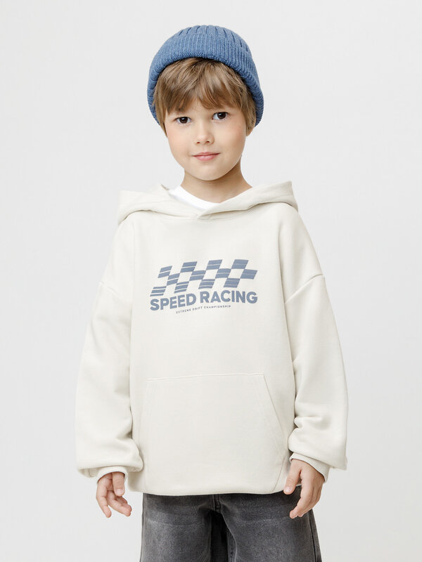 CROCKID Худи 599801 КР 302980 светло-бежевый
