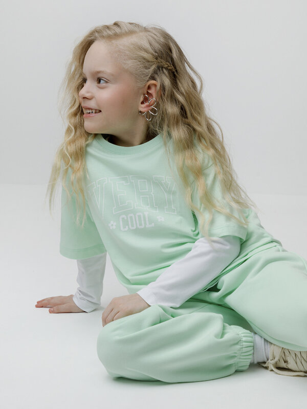 CROCKID Футболка 599866 КР 303016 светло-зеленый  