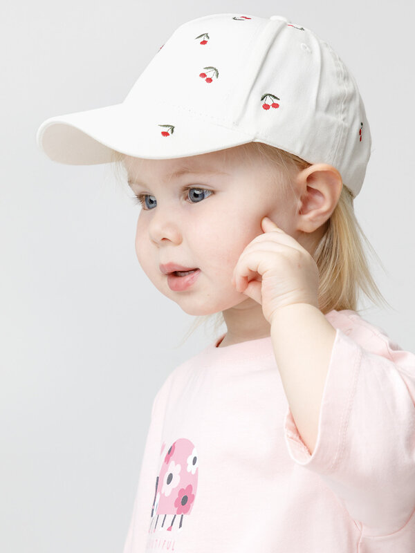 CROCKID Кепка 599873 ТК 80118 молочный, вишня