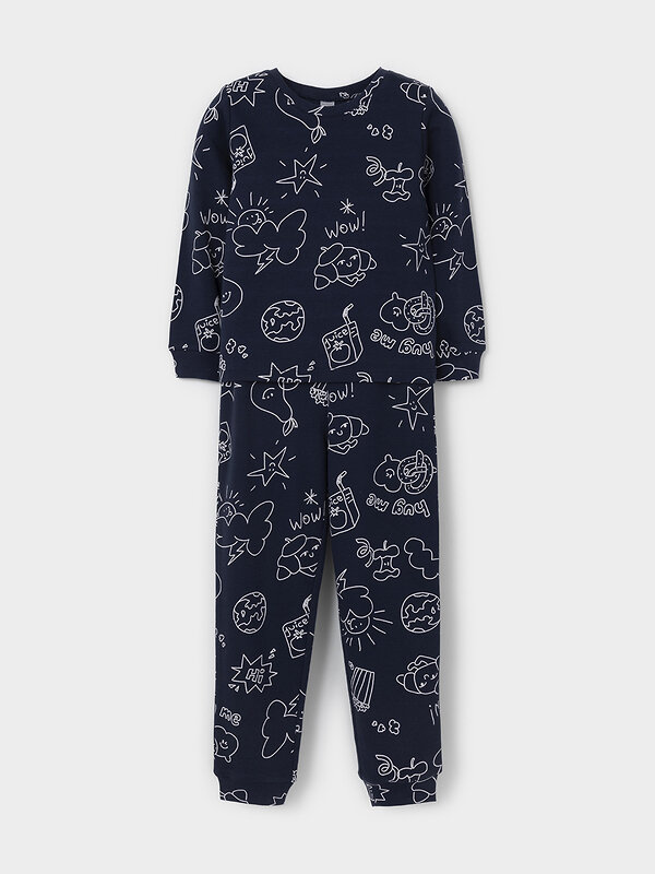 CROCKID Пижама 599958 МП 1681 синий