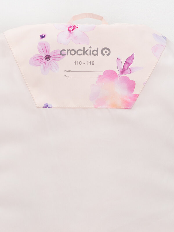 CROCKID Куртка 599975 ВК 32191/н/1 УЗГ светло-розовый, акварельные цветы