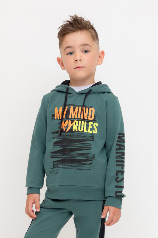 CROCKID Толстовка 599982 К 300634 зеленый