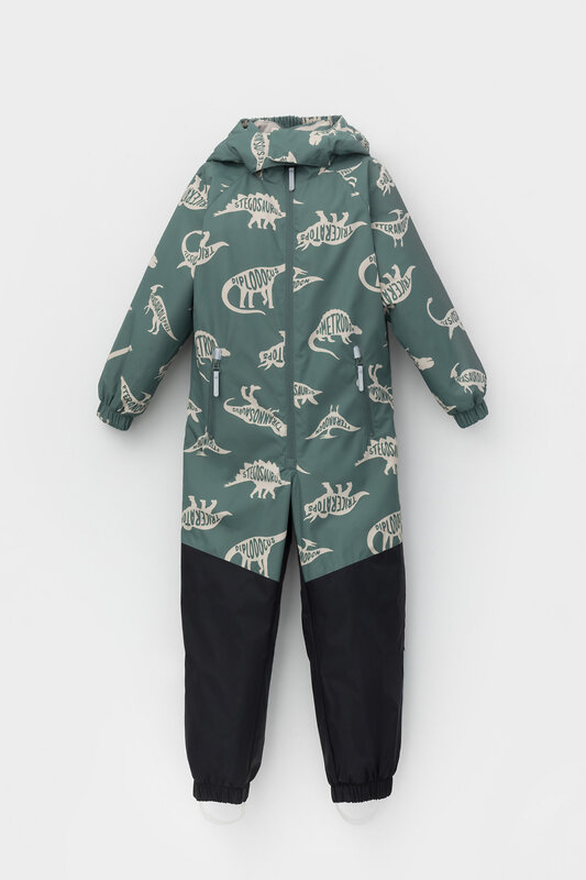 CROCKID Комбинезон 599985 ВК 60111/н/1 ГР зеленый чай, динозавры