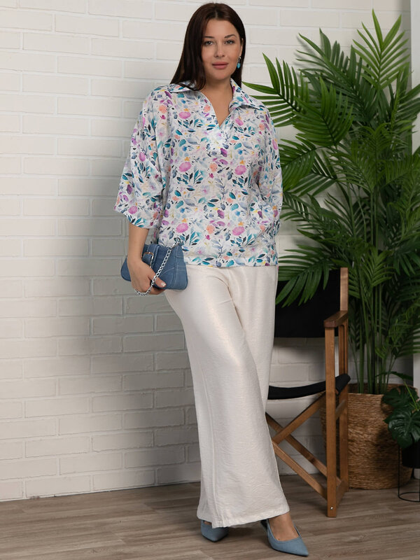 LT Collection Блуза 600409 Б16093-16М Белый