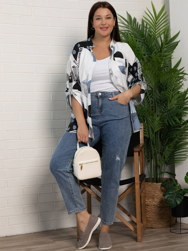 LT Collection Блуза 600412 Б16096-18М Белый