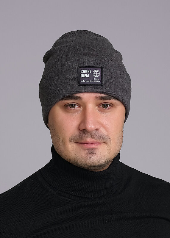 CLEVER Шапка 600585 433903вн меланж коричневый