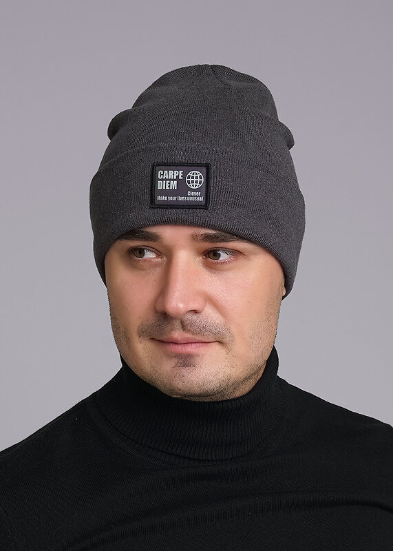 CLEVER Шапка 600585 433903вн меланж коричневый