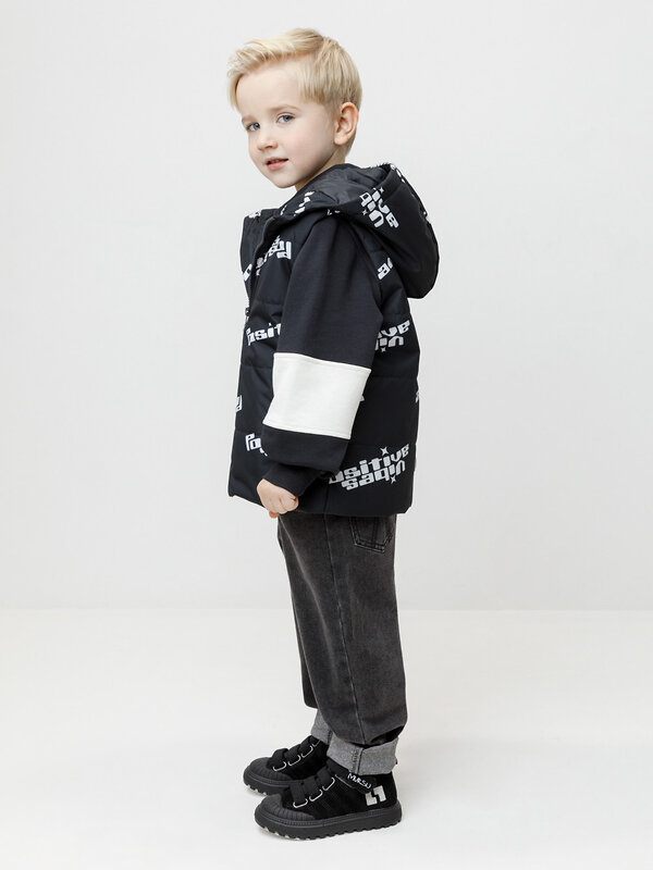 CROCKID Жилет 600842 ВК 35019/н/3 ГР (128-152) черный, позитив