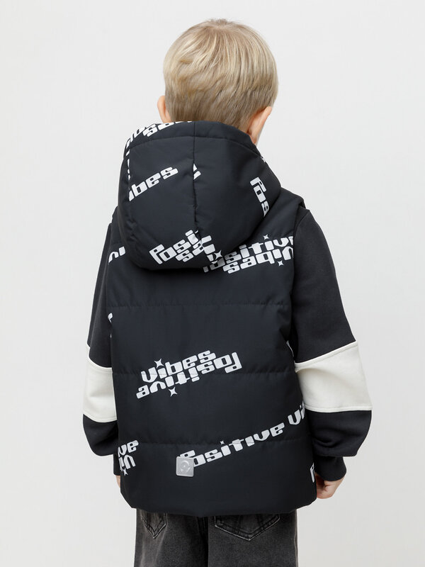 CROCKID Жилет 600842 ВК 35019/н/3 ГР (128-152) черный, позитив