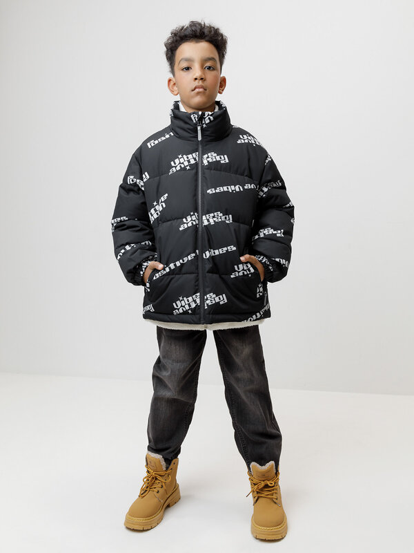 CROCKID Куртка 600847 ВК 30166/н/1 ГР черный, позитив