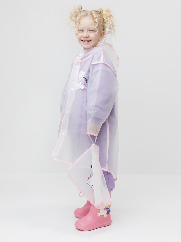 CROCKID Дождевик 600857 ВК 32185/5 ФВ прозрачный с единорогом