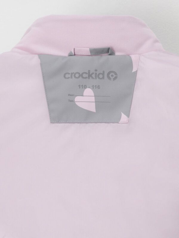CROCKID Куртка 600864 ВК 32190/н/3 УЗГ серый, летающие сердца