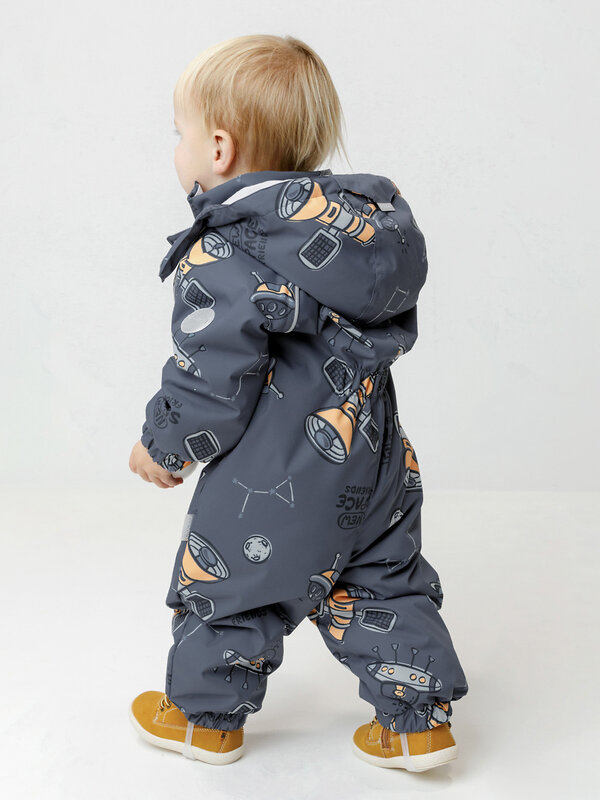 CROCKID Комбинезон 600907 ВК 60134/н/4 Ал синий, космические друзья