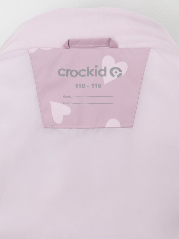CROCKID Куртка 600932 ВК 32190/н/2 УЗГ сиреневый, летающие сердца