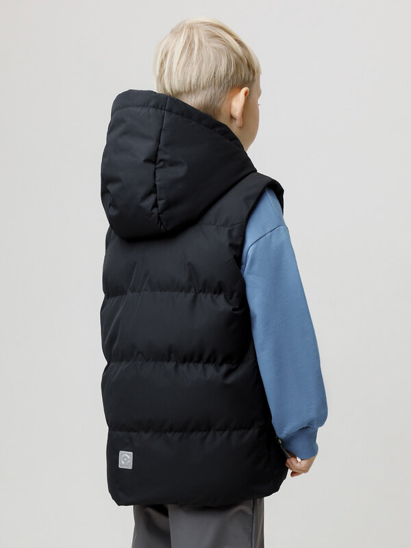 CROCKID Жилет 600953 ВК 35022/6 ГР (98-128) черный