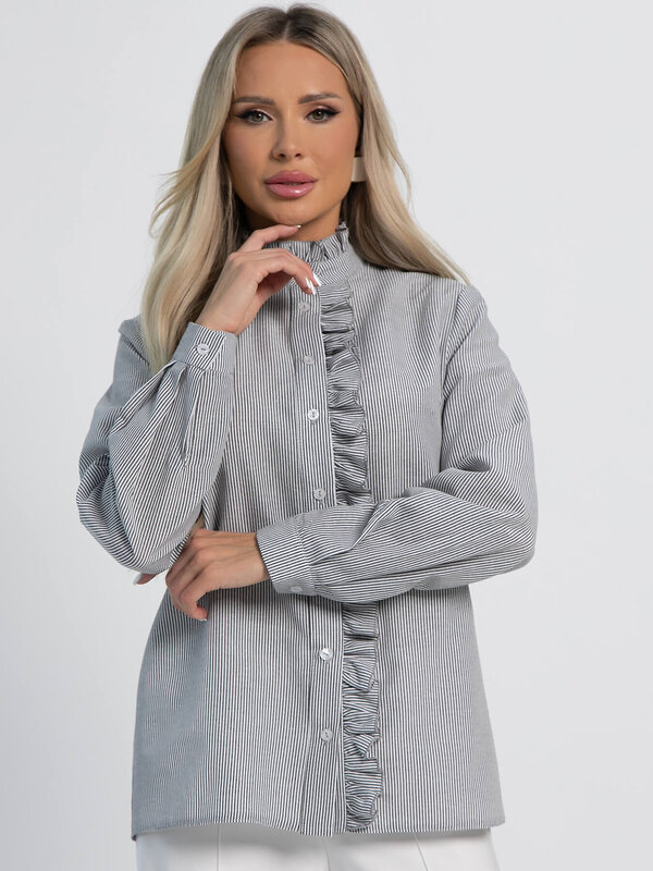 LT Collection Блуза 601089 Б16117-54М Серый