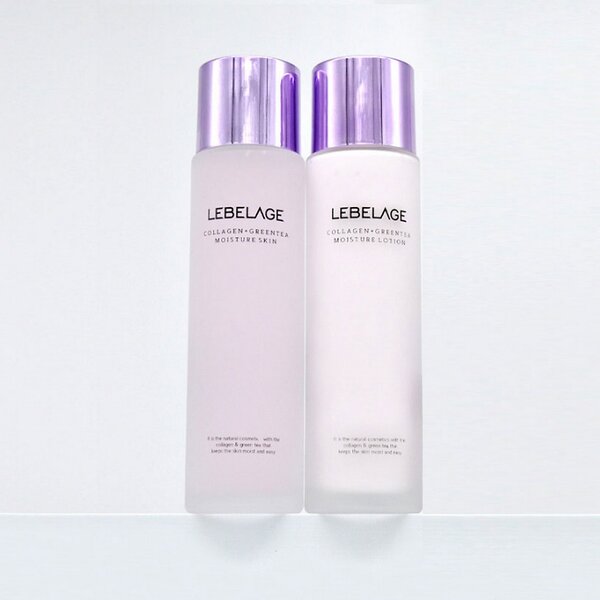Lebelage Подарочный набор средств для лица с коллагеном и зеленым чаем / Collagen + Green Tea Moisture2 Set, 150 мл x 2, 30 мл x 2 601374 24080 