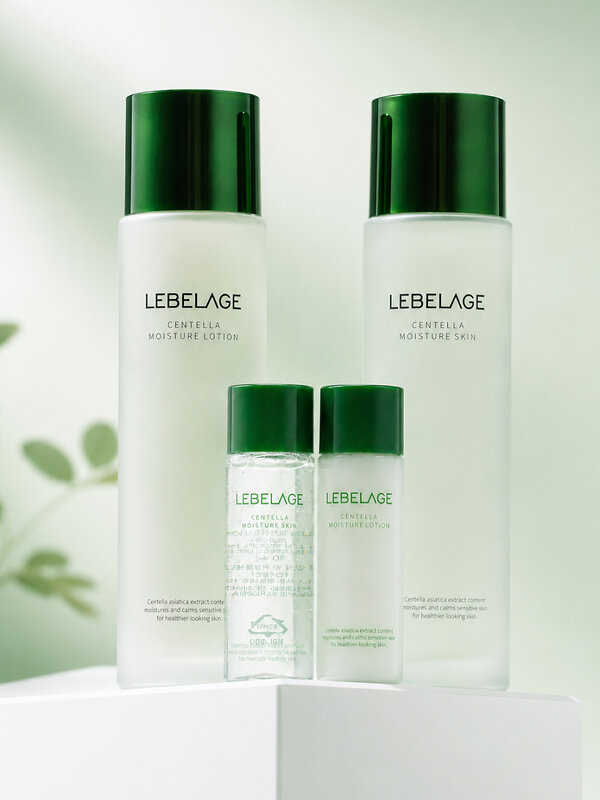 Lebelage Подарочный набор для лица с центеллой / Centella Moisture 2 Set (Тонер + Лосьон + Миниатюры), 150 мл x 2, 30 мл x 2 601380 28538 