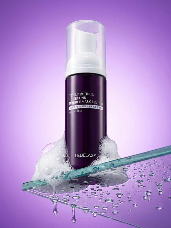 Lebelage Пузырьковый тонер-маска для лица с ретинолом / Truly Retinol 10 Second Bubble Mask, 150 г 601382 28541 