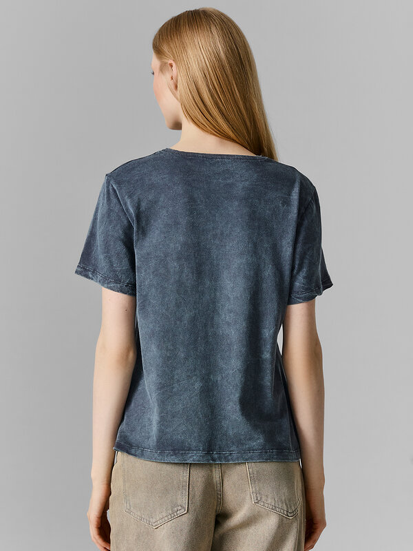 MARK FORMELLE Футболка 601588 112968 ACID WASH серый +печать1