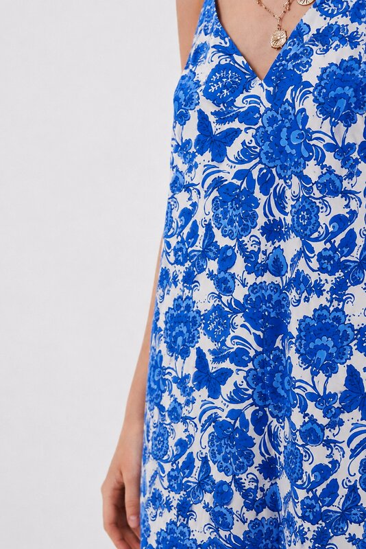 Lika Dress Сарафан 601618 10746 Белый/Гжель василёк