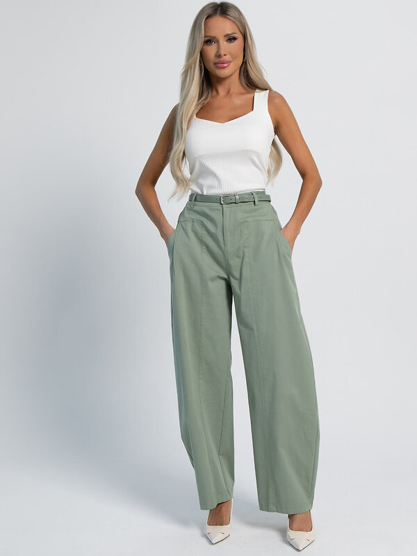 LT Collection Брюки 601666 Б16133-4М Зеленый