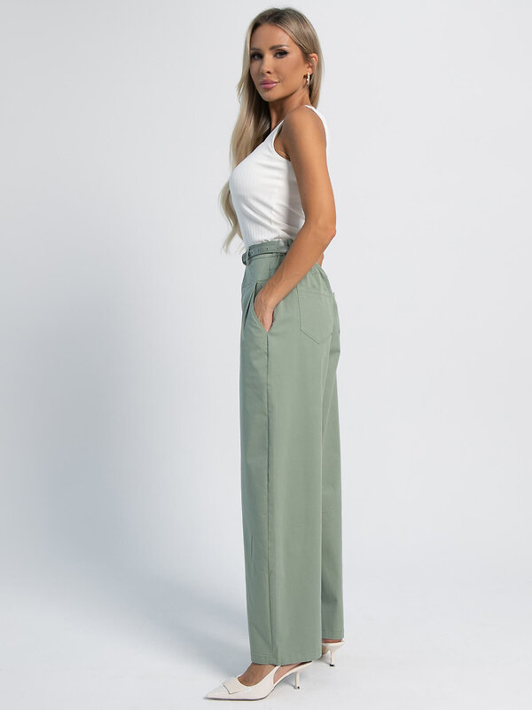 LT Collection Брюки 601666 Б16133-4М Зеленый