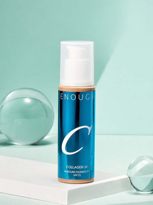 Enough Увлажняющий тональный крем для лица с коллагеном N00 / Collagen 3X Moisture Foundation SPF15, слоновая кость, 100 мл 601839 28592 