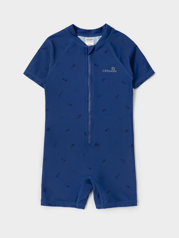 CROCKID Купальник 601940 ТК 16034/1н ФВ темно-синий, мини серфинг