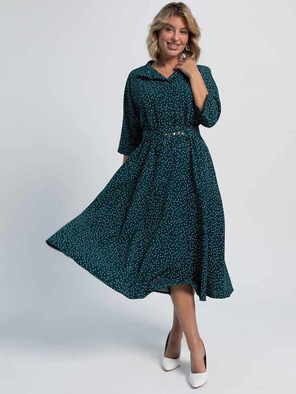 LT Collection Платье 602085 П16140-16М Зеленый