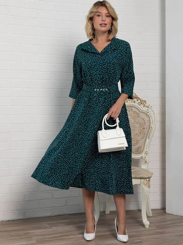 LT Collection Платье 602085 П16140-16М Зеленый