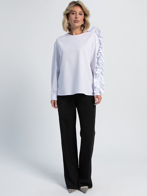 LT Collection Блуза 602111 Б16173-16М Белый