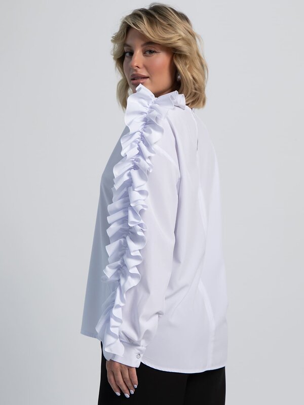 LT Collection Блуза 602111 Б16173-16М Белый
