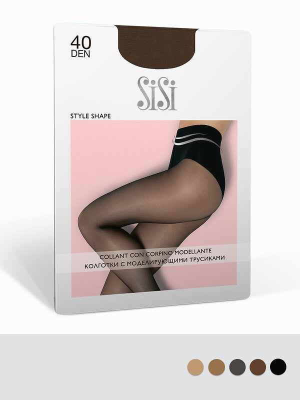 SiSi Колготки 602175 STYLE SHAPE 40 Nero (Черный)