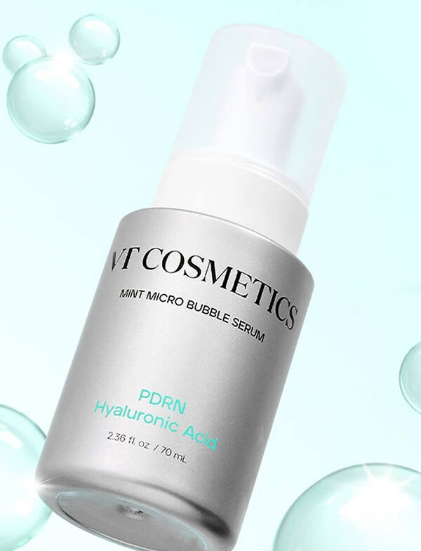 VT Cosmetics Пузырьковая сыворотка с ПДРН / PDRN Hyaluronic Mint Micro Bubble Serum, 70 мл 602317 28616 