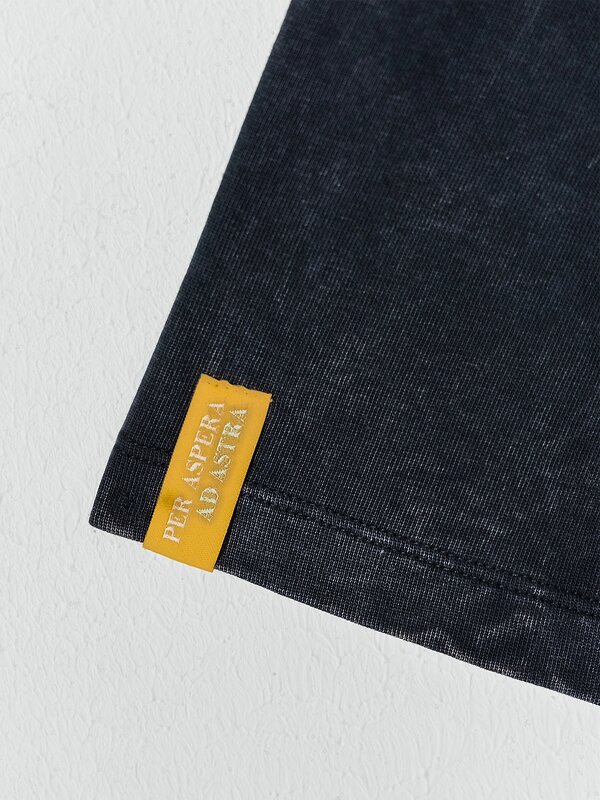 MARK FORMELLE Футболка 602551 113452 ACID WASH на черном +печать