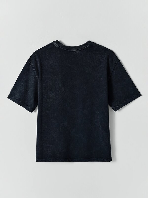 MARK FORMELLE Футболка 602551 113452 ACID WASH на черном +печать