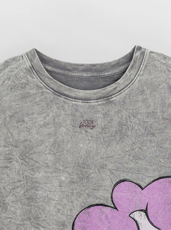 MARK FORMELLE Футболка 602561 112961 ACID WASH серебристо -серый +печать