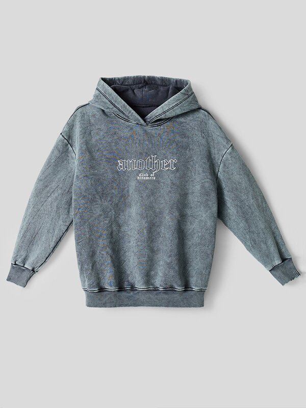 MARK FORMELLE Худи 602631 127886 ACID WASH сумрачный серый +печать