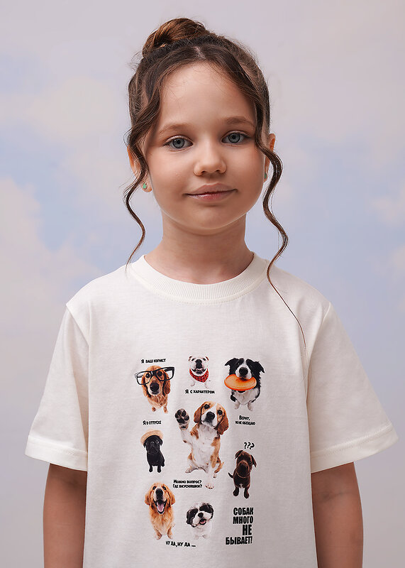CLEVER Футболка 602802 766748/21кд_п молочный