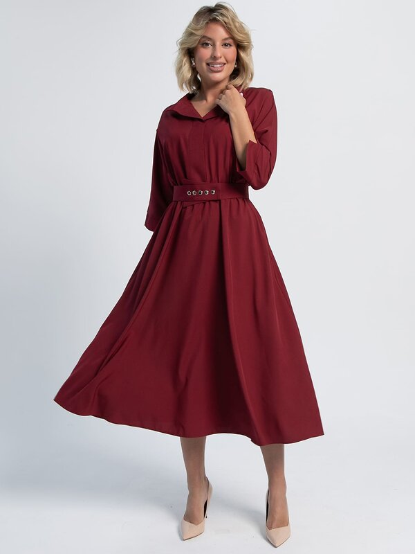LT Collection Платье 603079 П16154-16М Бордо